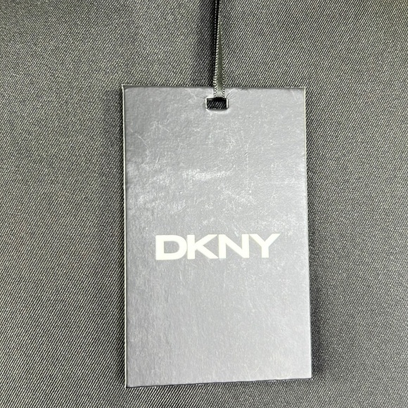 DKNY WOMAN’S IVY LACE FRINGED PULL OVER STYLE  BLACK SHORT SLEEVE DRESS SZ XS - Picture 11 of 12